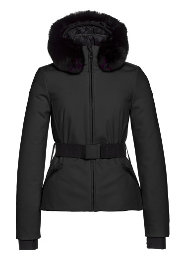 detail Goldbergh Hida Women’s Ski Jacket Faux Border Black