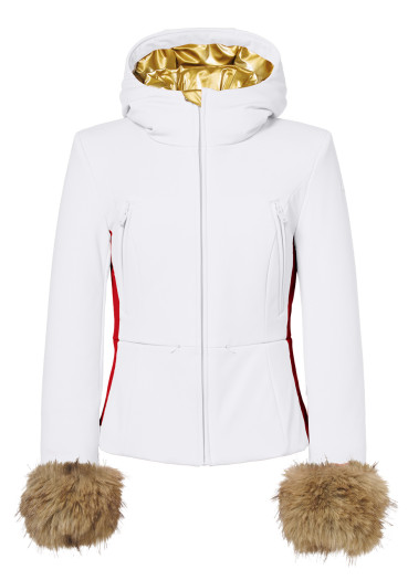 detail Goldbergh Eden Women’s Ski Jacket Faux White