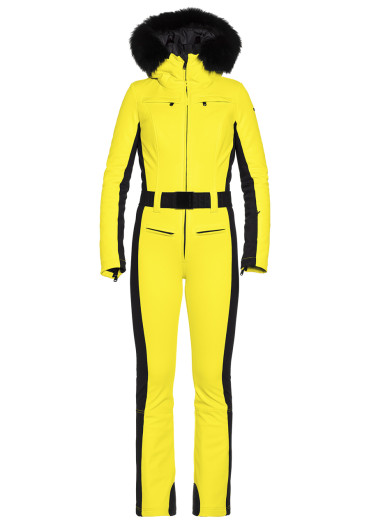 detail Goldbergh Parry Long Women’s Ski Suit Faux Border Limone