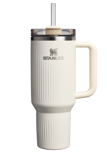 detail STANLEY The Quencher/Cup H2.0 Fluted Tumbler 1180ml/40oz Cream Gloss