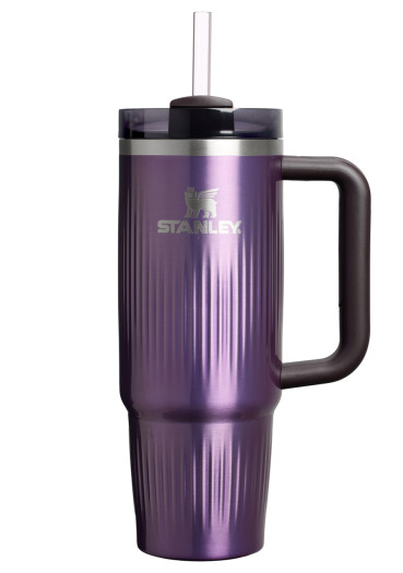 detail STANLEY The Quencher/Cup H2.0 Fluted Tumbler 890 ml/30oz Wisteria Shine