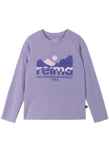 detail Reima Viisas children's long-sleeved t-shirt - Blooming Lilac