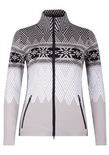 detail Newland N4 6704/0097 Lady Full Zip Stone/White