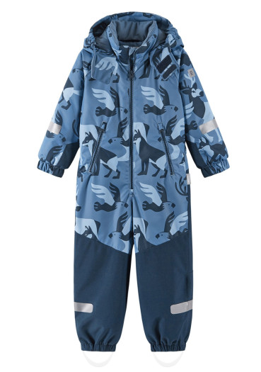 detail Children's winter overalls with membrane Reima Kurikka - Blue Ocean