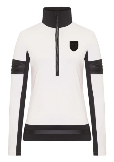 detail Women's sweatshirt Toni Sailer Kiki W First Layer Bright White 201