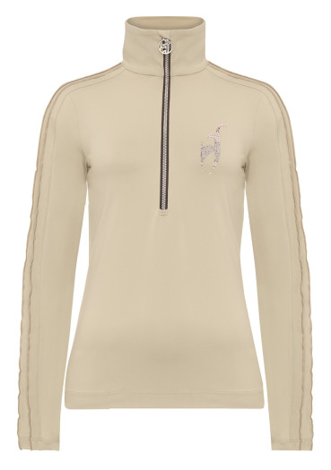 detail Women's sweatshirt Toni Sailer Vreni Special W First Layer Mineral Earth 510