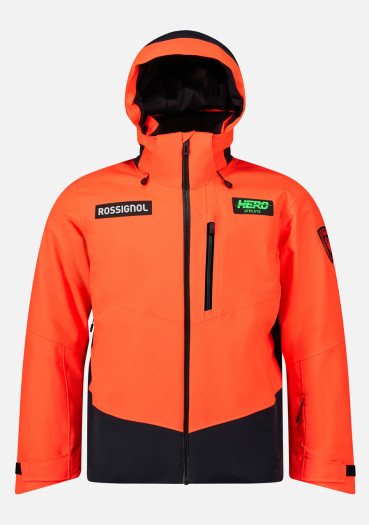 detail Men's jacket Rossignol-HERO BLACKSIDE INSULATED JKT-NEON RED
