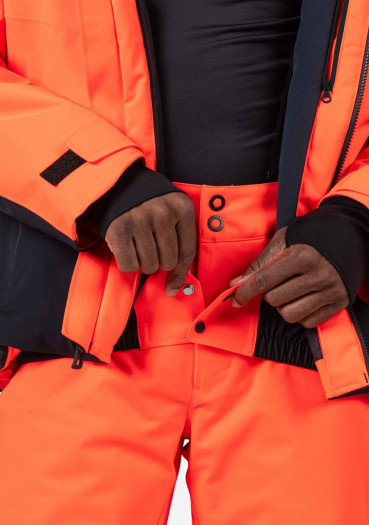 detail Men's jacket Rossignol-HERO BLACKSIDE INSULATED JKT-NEON RED