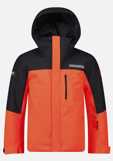 detail Men's jacket Rossignol-HERO LARGE INSULATED JKT-NEON RED