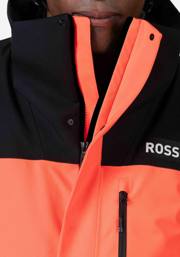 detail Men's jacket Rossignol-HERO LARGE INSULATED JKT-NEON RED
