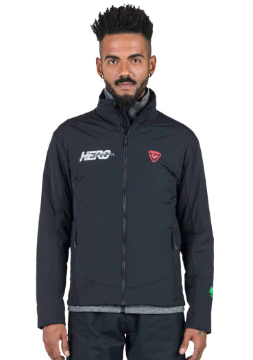 detail Men's jacket Rossignol-NEW HERO OPSIDE JKT-BLACK