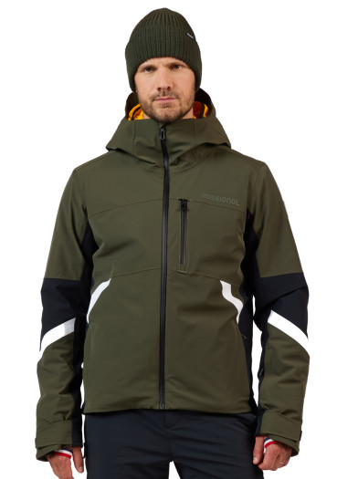 detail Men's jacket Rossignol-CIASTEL JKT-OLIVE SHADOW