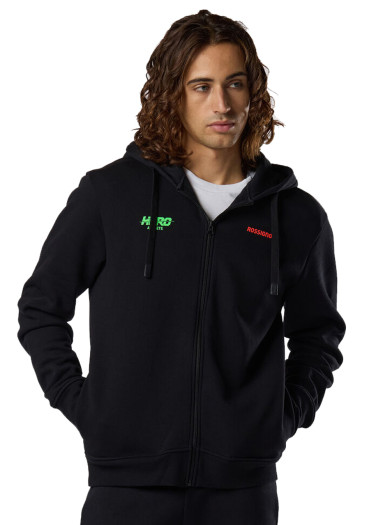 detail Men's sweatshirt Rossignol-HERO FZH-BLACK