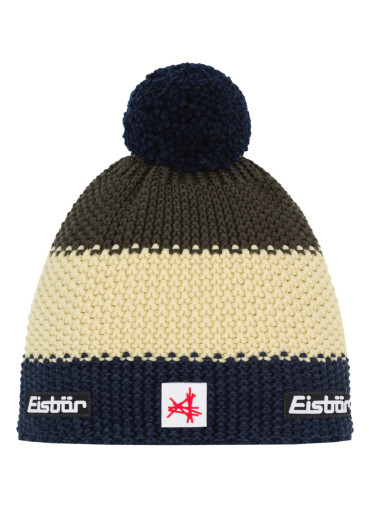 detail Men's cap Eisbär-Star Pompon MÜ SA-nachtmel-clear light-outdoorgr