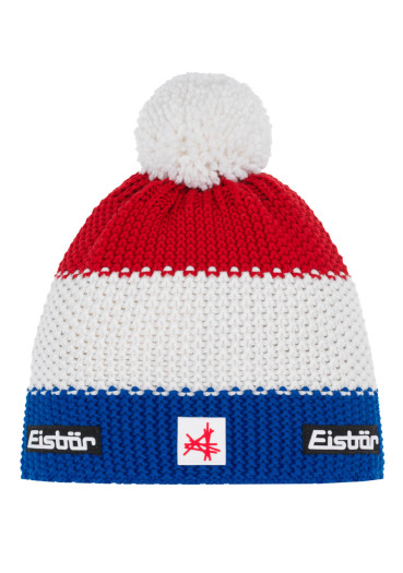 detail Men's cap Eisbär-Star Pompon MÜ SA-lapis-white-ketchup