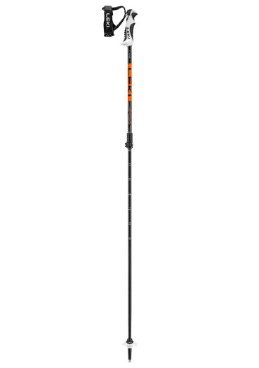 detail Leki Drifter Vario S, black-dark anthracite-neonorange, 90 - 120 cm