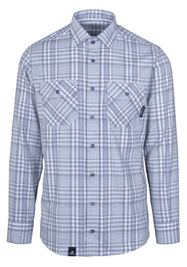 detail Men's shirt - Stöckli Hemd HE Karo silver