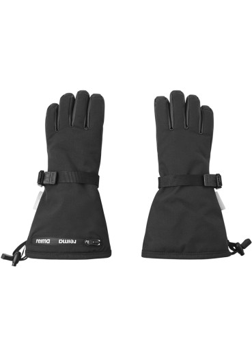 detail Children's gloves with membrane, Reima Skimba - Black