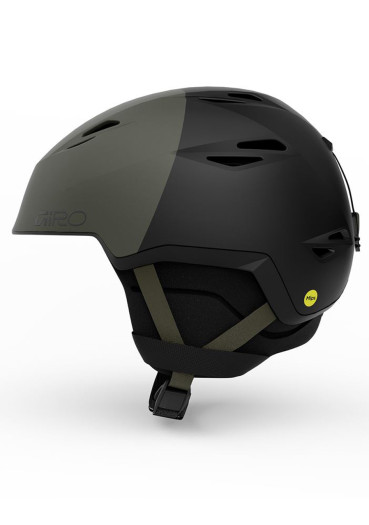 detail Giro Grid Spherical Mat Green/Black Ski Helmet