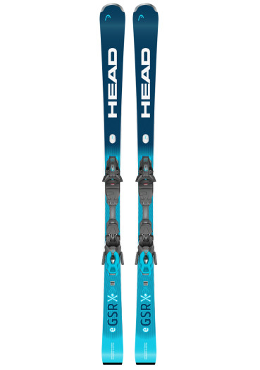 detail Head WC Rebels e.GSR + PR 11 GW downhill skis
