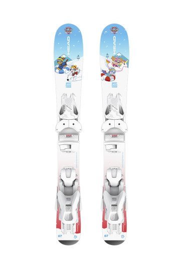 detail Head Paw Patrol + JRS 4.5 GW CA children's downhill skis