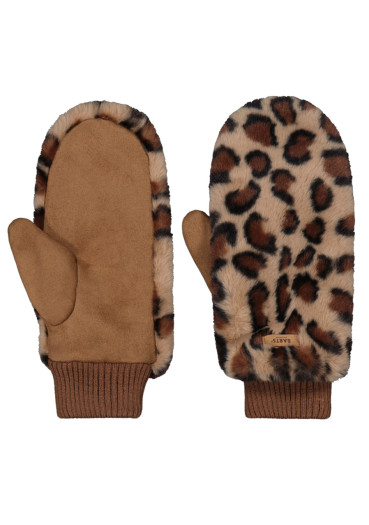 detail Women's mittens Barts Fur Mitts Print Brown