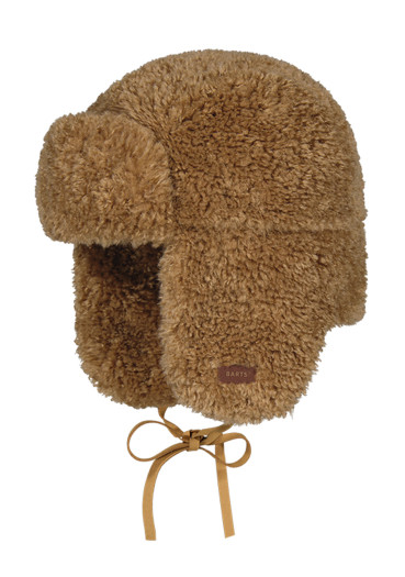 detail Women's sheepskin coat Barts Bantota Bomber Brown