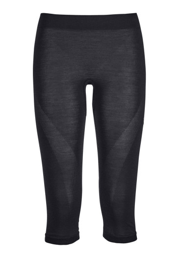 detail Women's functional ¾ pants Ortovox 120 Competition Light Short Pants W Black Raven