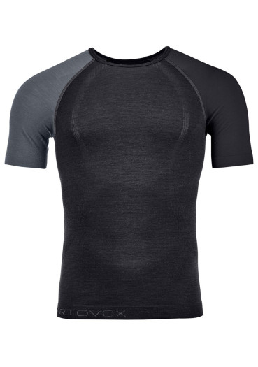 detail Men's T-shirt Ortovox 120 Competition Light Short Sleeve M Black Raven