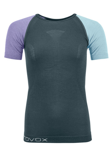 detail Ortovox 120 Competition Light Short Sleeve W Dark Arctic Grey Women's T-Shirt
