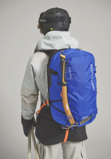 detail Backpack Ortovox Avabag Litric Tour 40 Black Raven 40 Liter