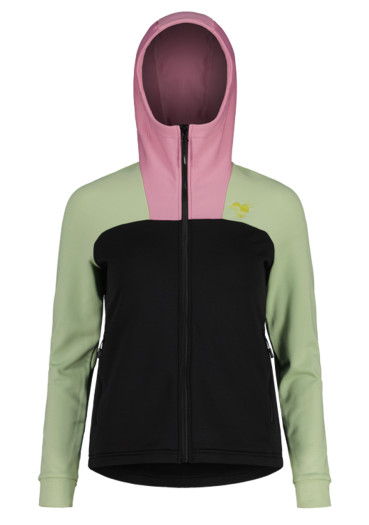 detail Women's sweatshirt Maloja SUNFLOWERM.deep black multi