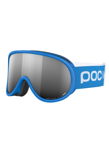 detail Children's ski goggles POC POCito Retina Fluorescent Blue/Partly Sunny Silver