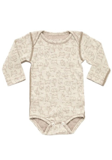 detail Devold Duo Active Merino Body Baby Raw White