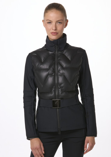 detail Women's jacket Toni Sailer Holly Faux Leather W Light Jkt Black 100
