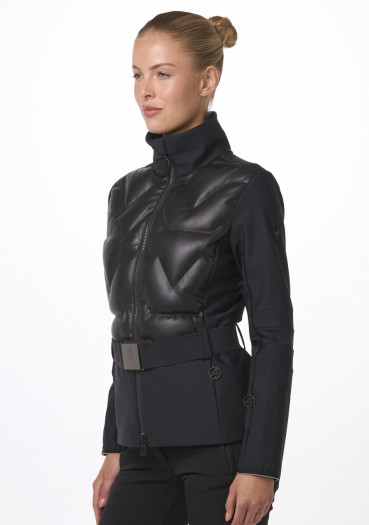 detail Women's jacket Toni Sailer Holly Faux Leather W Light Jkt Black 100