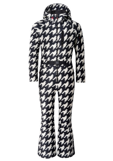 detail Children's overall - Perfect Moment Star Suit One Piece Black/Snow White