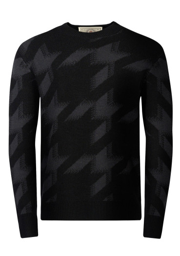 detail Men's sweater - Perfect Moment Cole Crew Neck Sweater Black