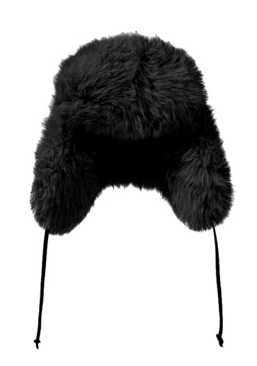 detail Women\'s Perfect Moment Faux Fur Trapper Hat (F) Black