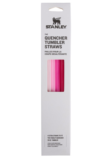 detail Stanley replacement straws for The Quencher Travel Tumbler Straws 890 ml/30oz 4 pieces Pink