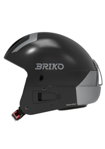 detail Ski helmet Briko VULCANO FIS 6.8 EPP-SHINY BLACK SILVER-helmet