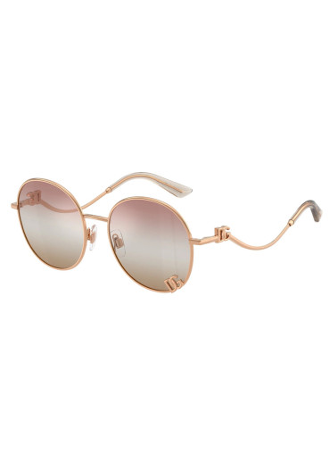 detail Dolce & Gabbana DG2324 1298EL56 Rose Gold/Rose Brown Sunglasses