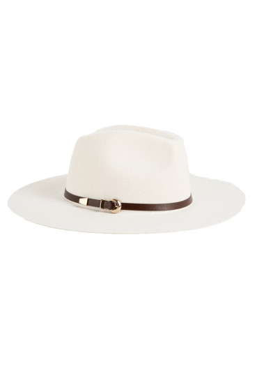 detail Women's hat Marc Cain AC H1.05 Z08 Hat Off-White 110