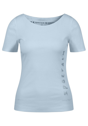 detail Women's T-shirt Sportalm Hughie NOS 250307 Autumn sky