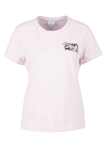 detail Women's T-shirt Sportalm Naima 250293 Dusty Pink