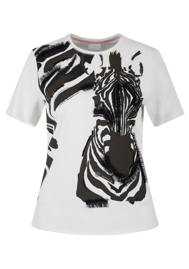 detail Women's T-shirt Sportalm Nandus 250295 Egret (03)