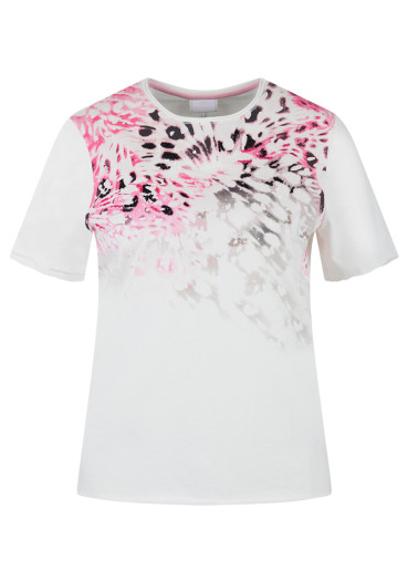detail Women's T-shirt Sportalm Nandus Butterfly 250311 Egret (03)