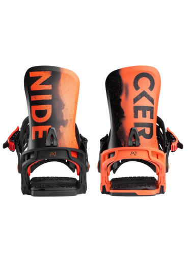 detail Nidecker Kaon Pro Neon Black Snowboard Bindings
