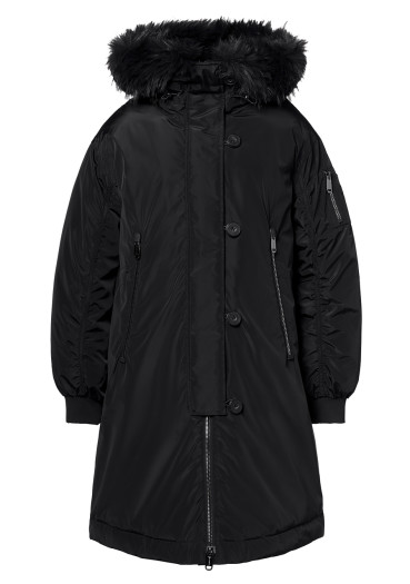 detail Goldbergh Julia Jacket Faux Borded Black