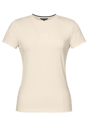 detail Women's T-shirt Goldbergh Amira Short Sleeve Top Champagne
